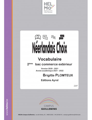 Néerlandais choix vocabulaire