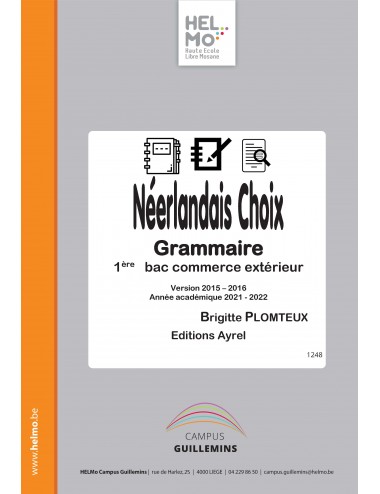 Néerlandais  choix grammaire