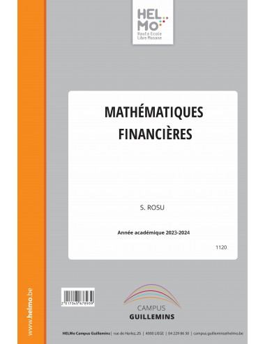 MATHEMATIQUES FINANCIERES