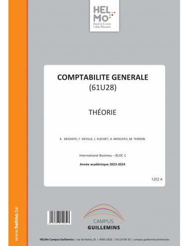 Comptabilité Générale :...