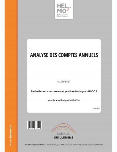 Gestion - Analyse des...