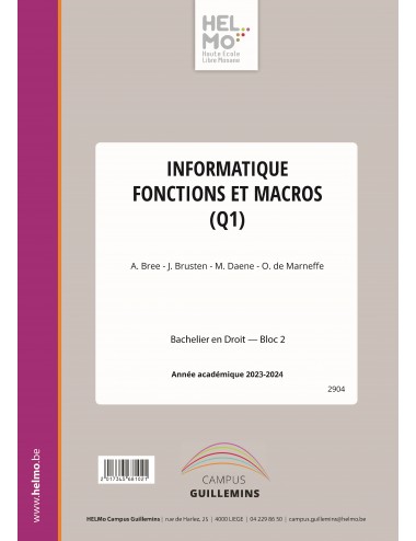 Informatique 2 : fonctions...