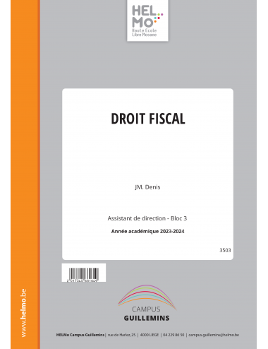 Droit fiscal:...