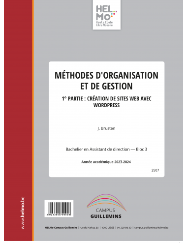 Méthodes d'organisation et...